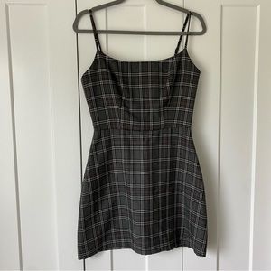 Reformation Plaid Mini Dress